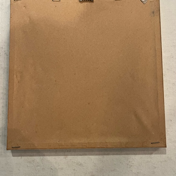 Vintage “wildflower” pressed flower heart. Signed. Framed. GUC! Beautiful! - Picture 6 of 8